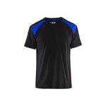 BLÅKLÄDER 3379 T - shirt - Sort/Koboltblå Herre - Sikkerhedsgiganten