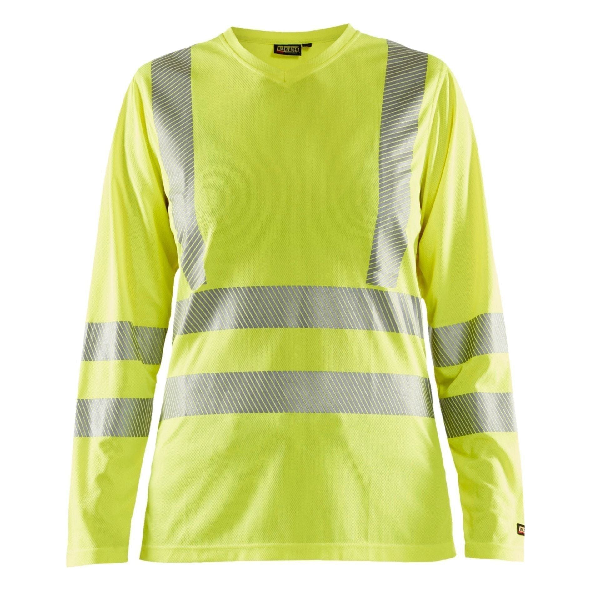 BLÅKLÄDER 3485 Dame High Vis T - shirt lang ærme - Sikkerhedsgiganten
