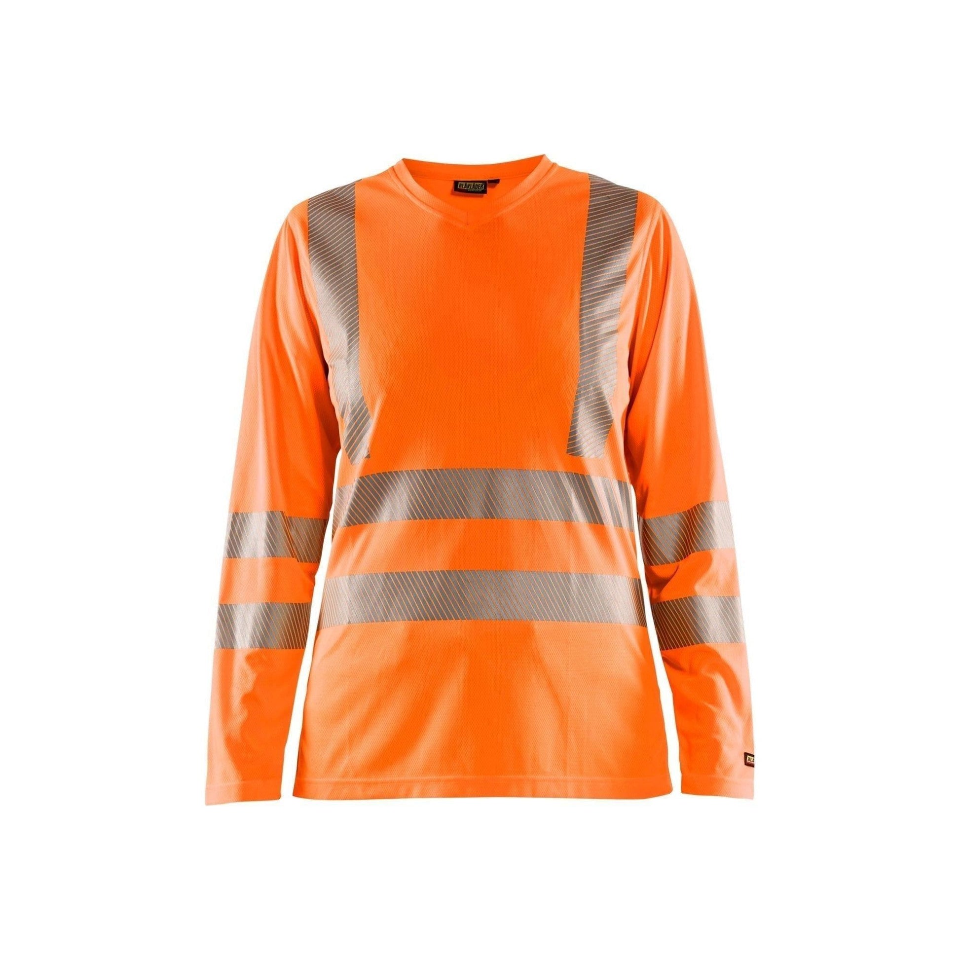 BLÅKLÄDER 3485 Dame High Vis T - shirt lang ærme - Sikkerhedsgiganten