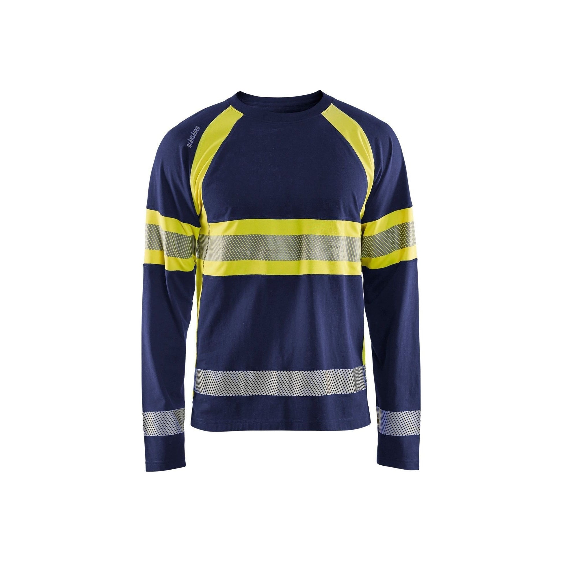 BLÅKLÄDER 3510 High Vis T - shirt lang ærme Herre - Sikkerhedsgiganten