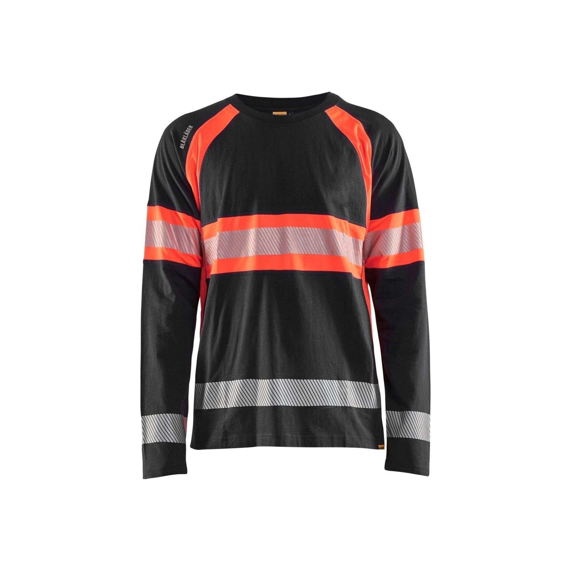 BLÅKLÄDER 3510 High Vis T - shirt lang ærme Herre - Sikkerhedsgiganten