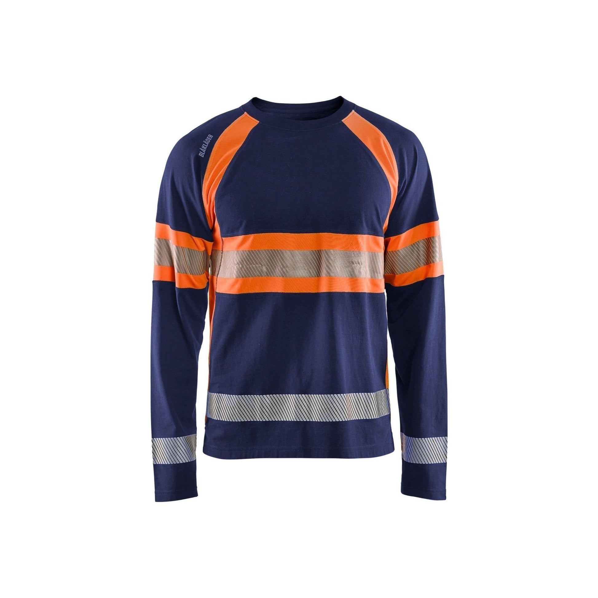 BLÅKLÄDER 3510 High Vis T - shirt lang ærme Herre - Sikkerhedsgiganten