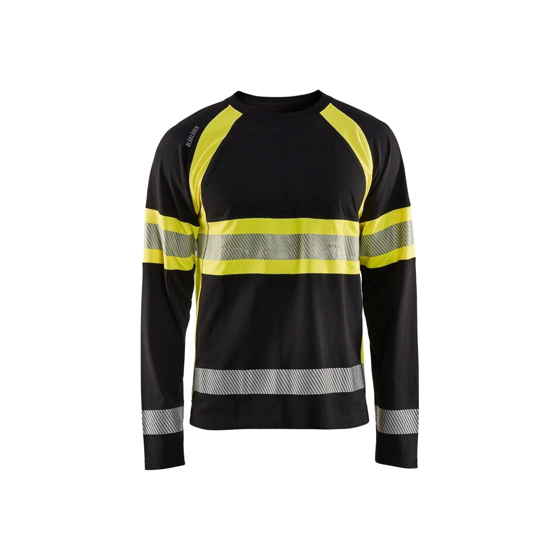BLÅKLÄDER 3510 High Vis T - shirt lang ærme Herre - Sikkerhedsgiganten