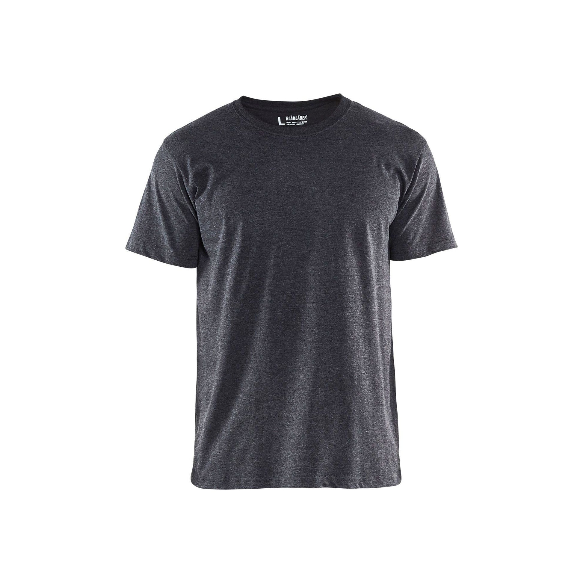 BLÅKLÄDER 3525 T - shirt - Sortmeleret Herre - Sikkerhedsgiganten