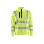 BLÅKLÄDER 3564 High vis Sweatshirt Half zip Herre - Sikkerhedsgiganten