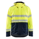 BLÅKLÄDER 4088 Multinorm Skaljakke Inherent antiflame hi - vis gul/marineblå - Sikkerhedsgiganten