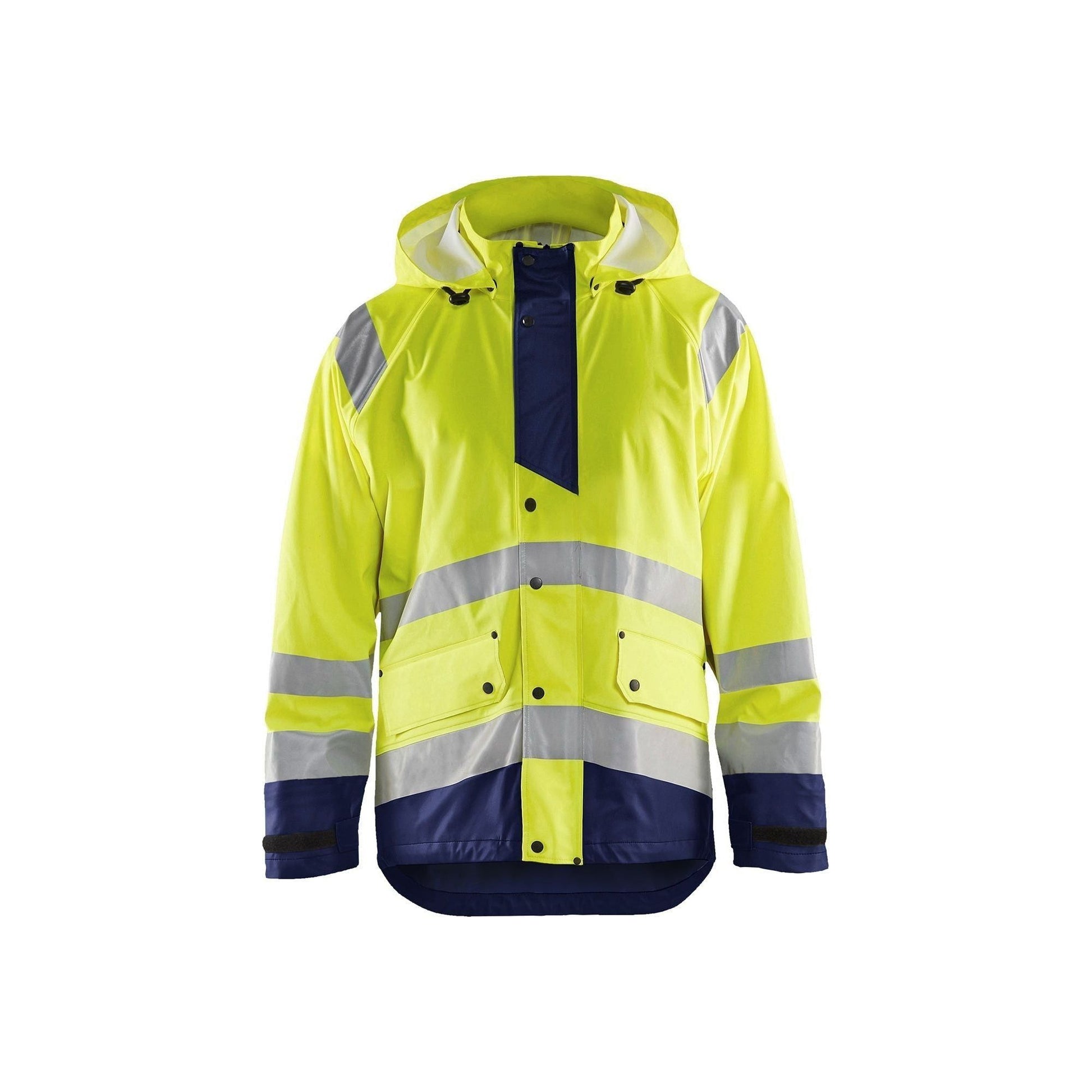 BLÅKLÄDER 4327 High Vis Regnjakke LEVEL 3 Herre - Sikkerhedsgiganten