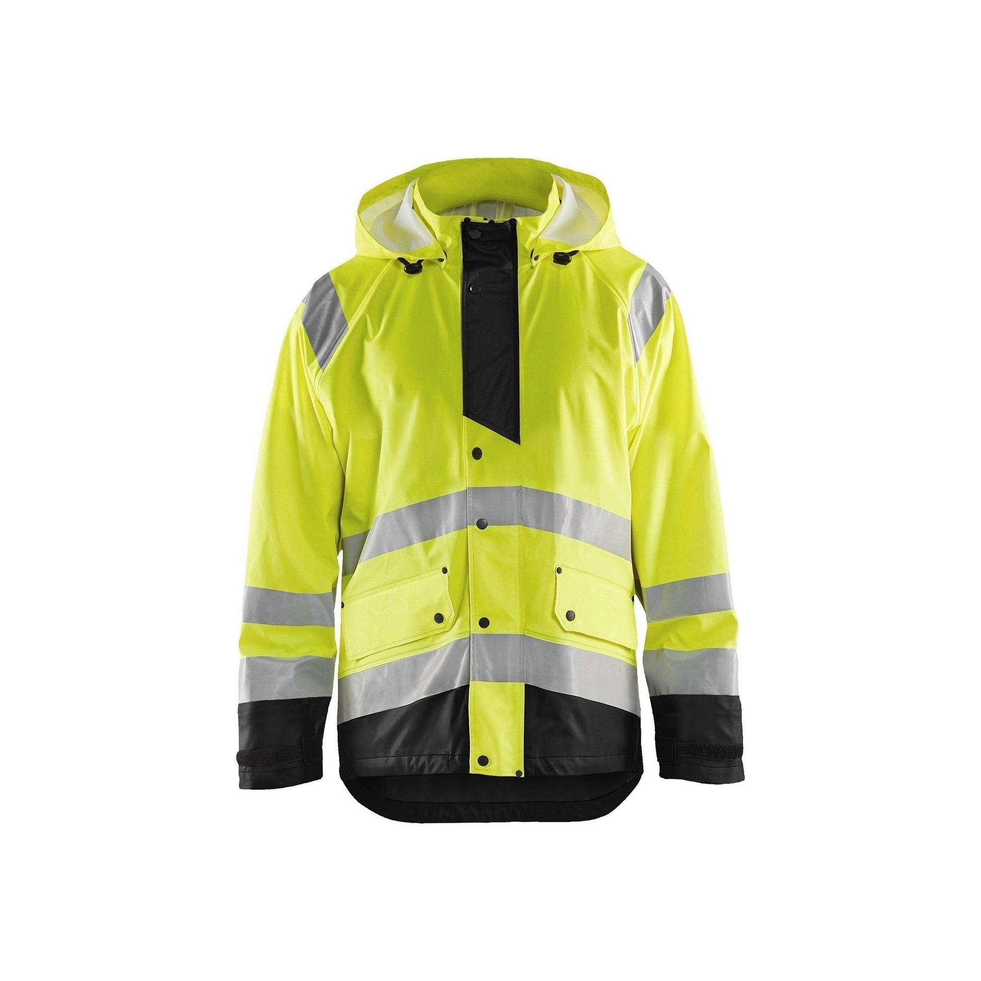 BLÅKLÄDER 4327 High Vis Regnjakke LEVEL 3 Herre - Sikkerhedsgiganten