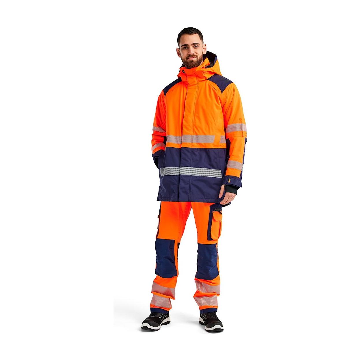 BLÅKLÄDER 4457 High Vis Vinterparkajakke - Sikkerhedsgiganten