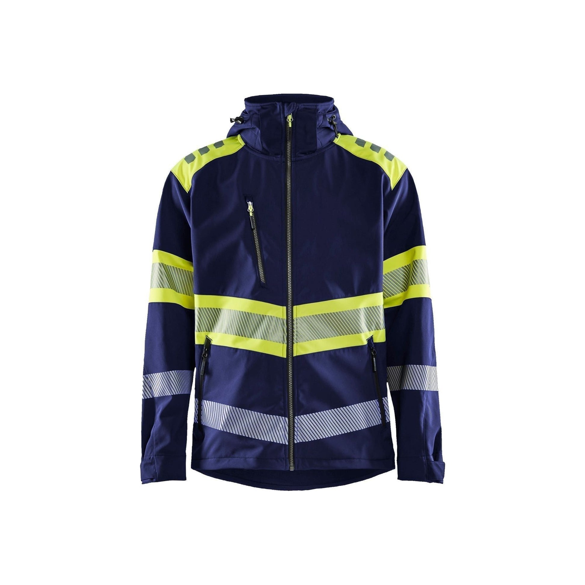 BLÅKLÄDER 4494 High Vis Softshell Jakke Herre - Sikkerhedsgiganten