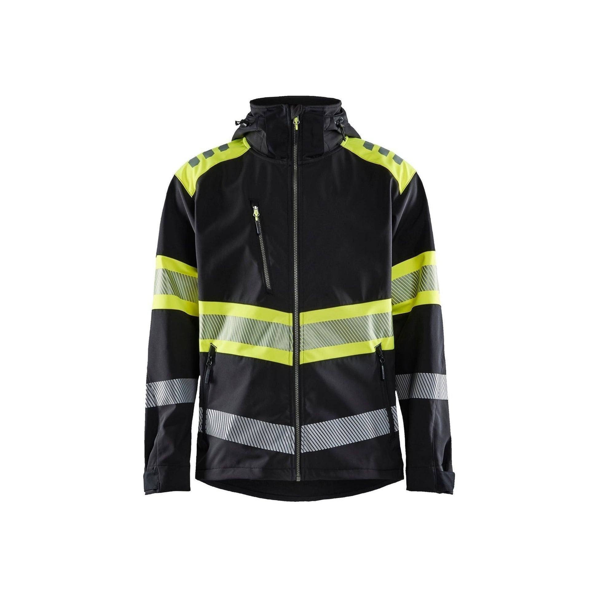 BLÅKLÄDER 4494 High Vis Softshell Jakke Herre - Sikkerhedsgiganten