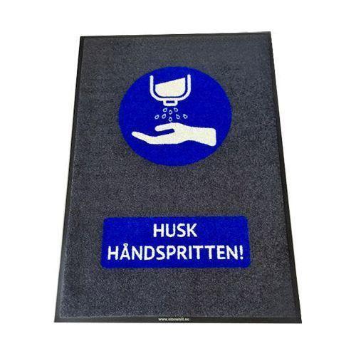 BlueStar Entremåtte "HUSK HÅNDSPRITTEN" - Sikkerhedsgiganten