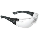 Bollé Rush+ Platinum sikkerhedsbrille klar gråt stel - Sikkerhedsgiganten