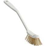 Børste med varmebestandige filamenter, Vikan, 29cm, hvid, polyester/PP/rustfrit stål, stiv - Sikkerhedsgiganten