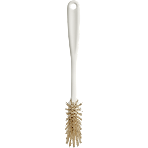 Børste med varmebestandige filamenter, Vikan, 29cm, hvid, polyester/PP/rustfrit stål, stiv - Sikkerhedsgiganten