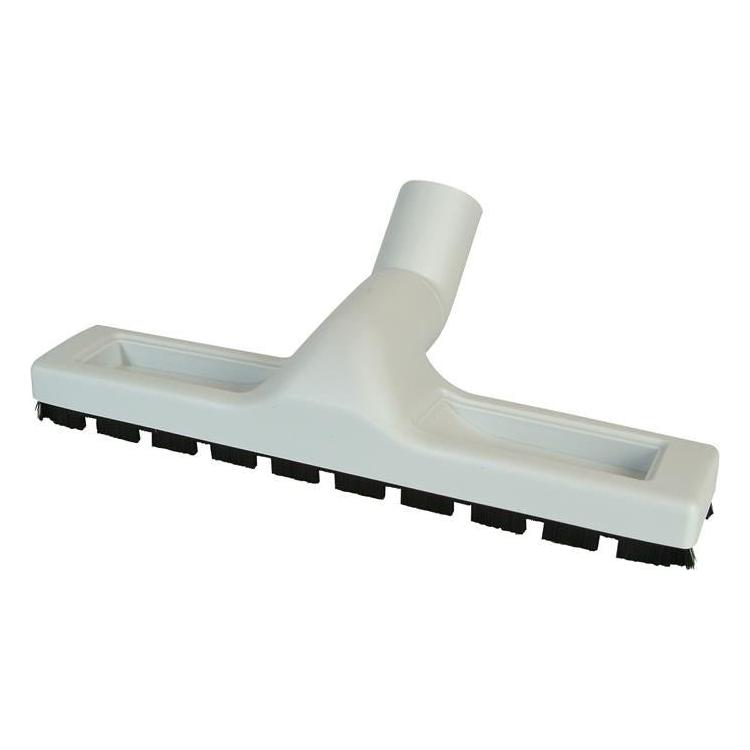 BØRSTEMUNDSTYKKE 32MM 300MM, GRÅ, M/HJUL M/SORT NYLONHÅR - Sikkerhedsgiganten