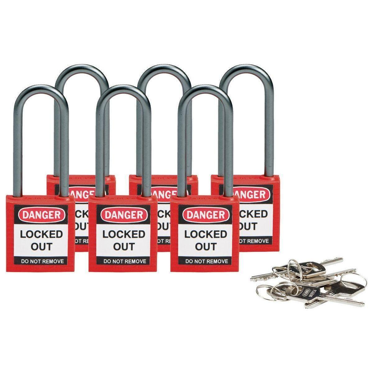 Brady Lockout Lås Alu/Nylon, 50 mm - Sikkerhedsgiganten
