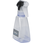 Bruseflaske, Vikan, 250 ml, klar, PVC, med sort sprayhoved - Sikkerhedsgiganten