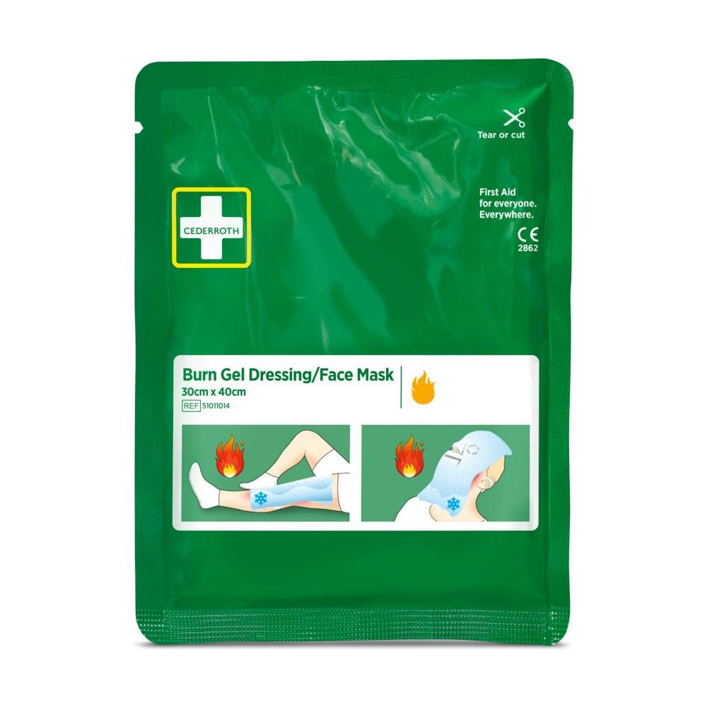 Cederroth Burn Gel Dressing kompres 2 stk - 901900 - Sikkerhedsgiganten Førstehjælp