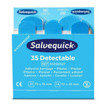 Cederroth Salvequick Fingertop refill plaster detektbar 6 pakker x 35 stk - Sikkerhedsgiganten