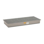 Cemo GFK opsamlingskar t/3 tromler, m/GFK rist - Sikkerhedsgiganten
