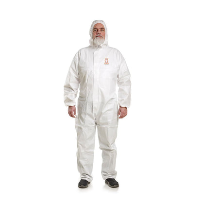GUARDIAN Classic beskyttelsesdragt Type 5/6 – Hvid