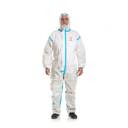 GUARDIAN Classic Plus beskyttelsesdragt med tapede syninger Type 4/5/6 – Hvid