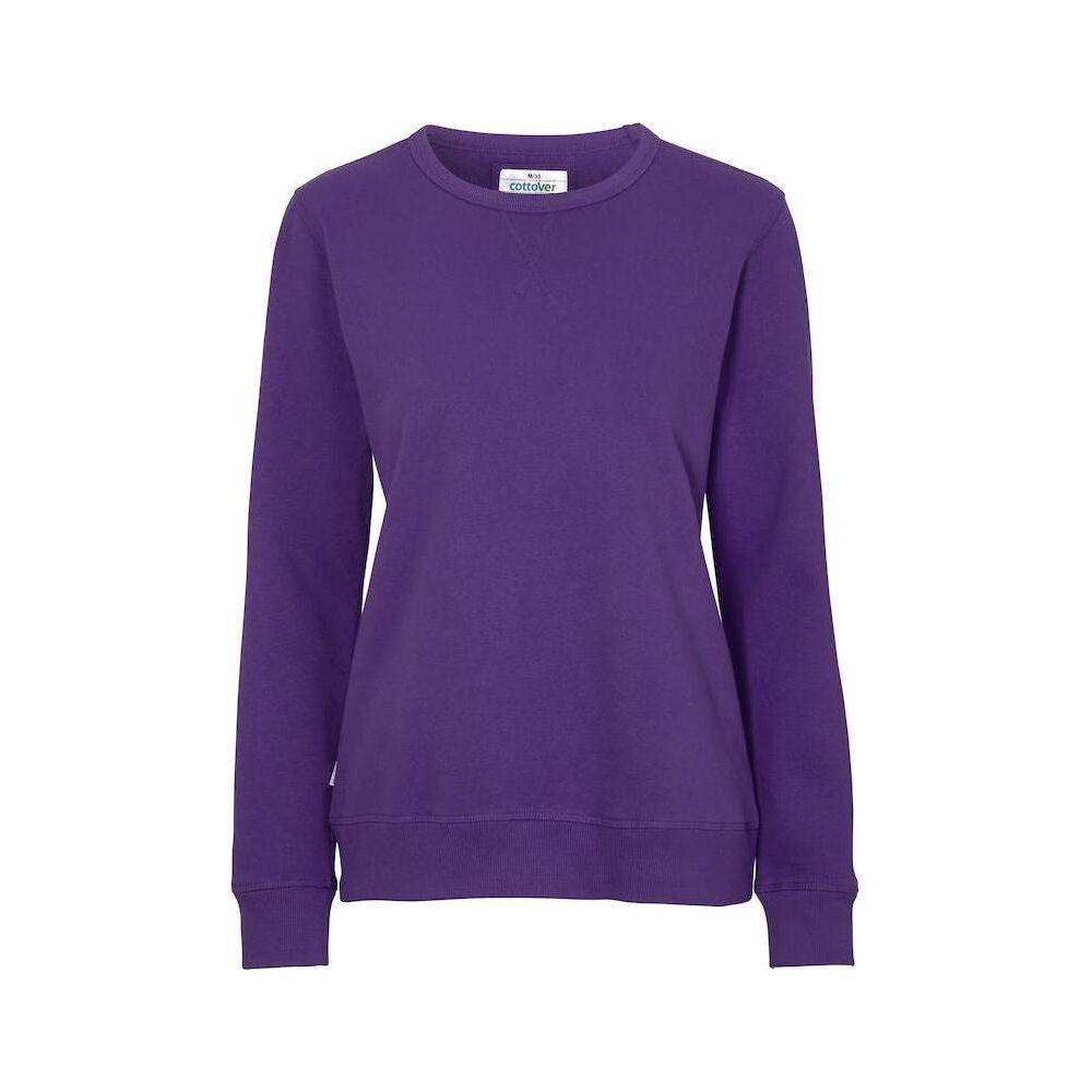 Cottover Crew neck dame Sweatshirt med rund hals 141004 - Sikkerhedsgiganten