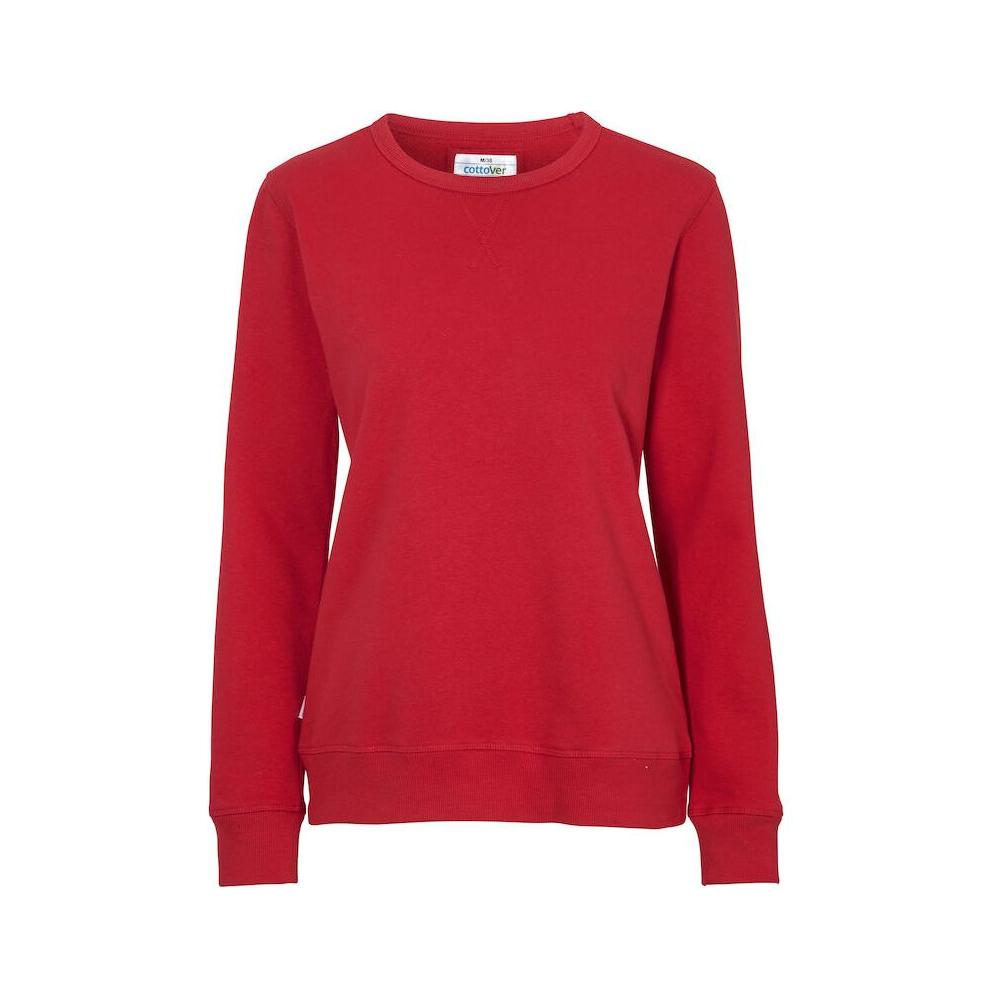 Cottover Crew neck dame Sweatshirt med rund hals 141004 - Sikkerhedsgiganten
