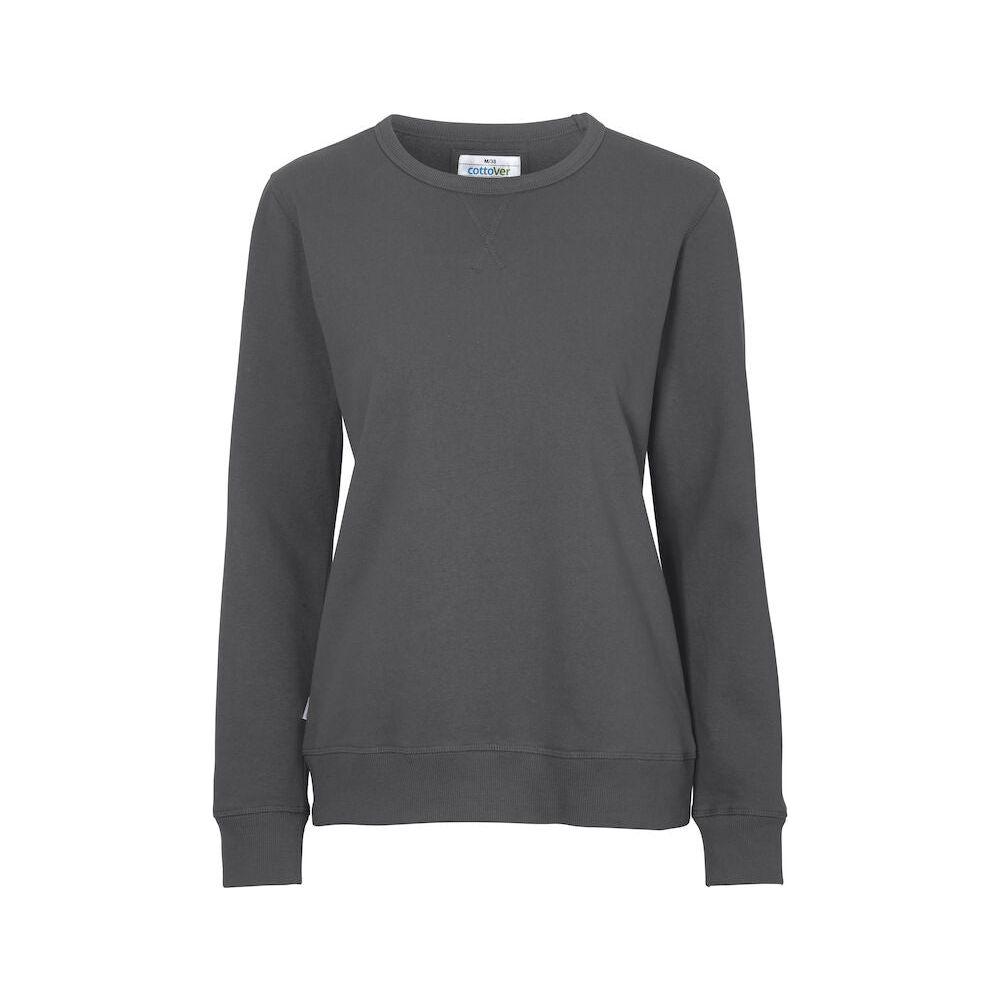 Cottover Crew neck dame Sweatshirt med rund hals 141004 - Sikkerhedsgiganten