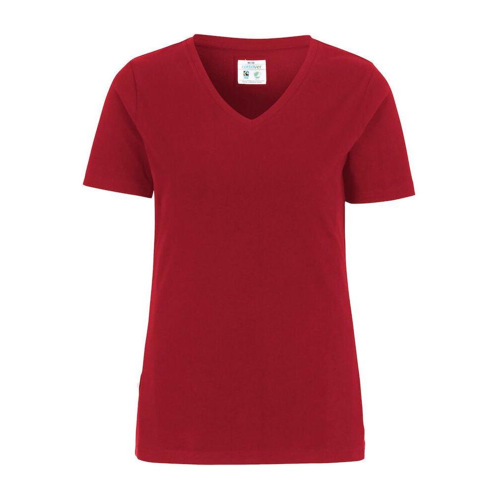 Cottover Stretch v - neck dame 141025 - Sikkerhedsgiganten