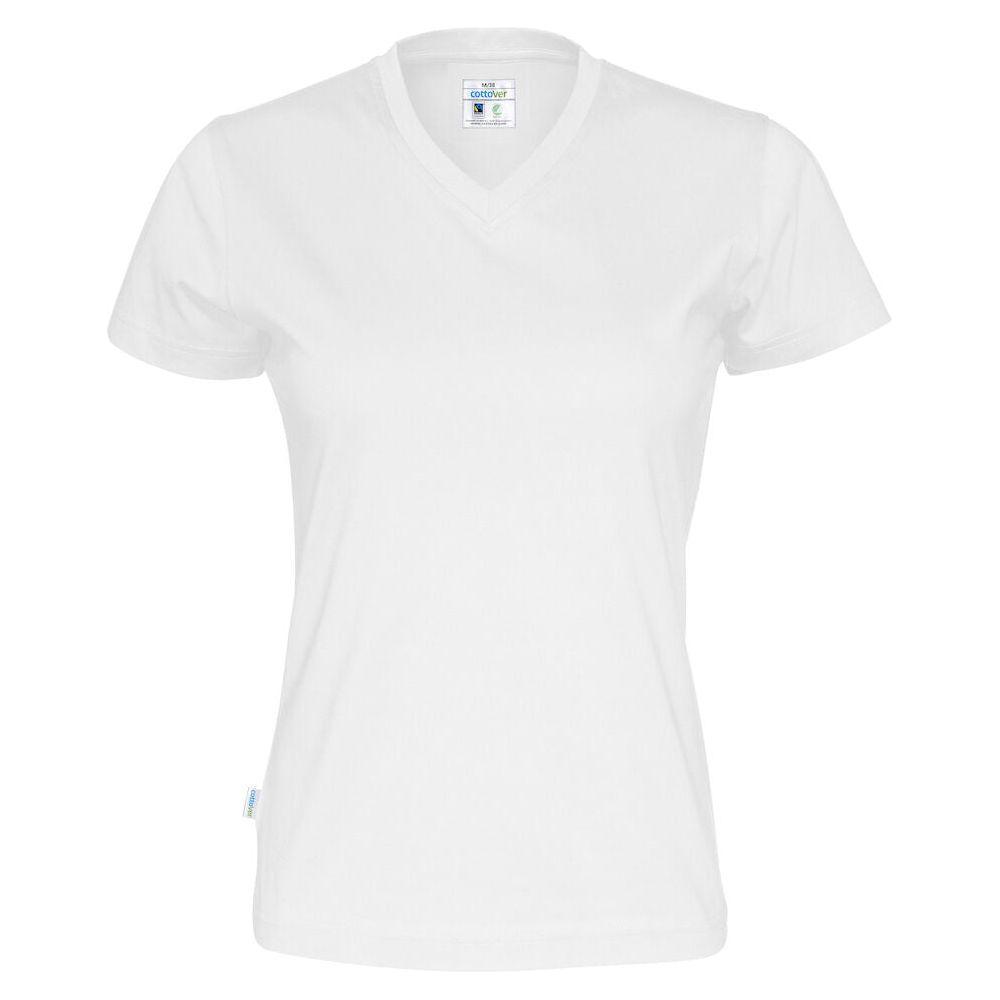 Cottover T - shirt V - hals dame 141021 - Sikkerhedsgiganten