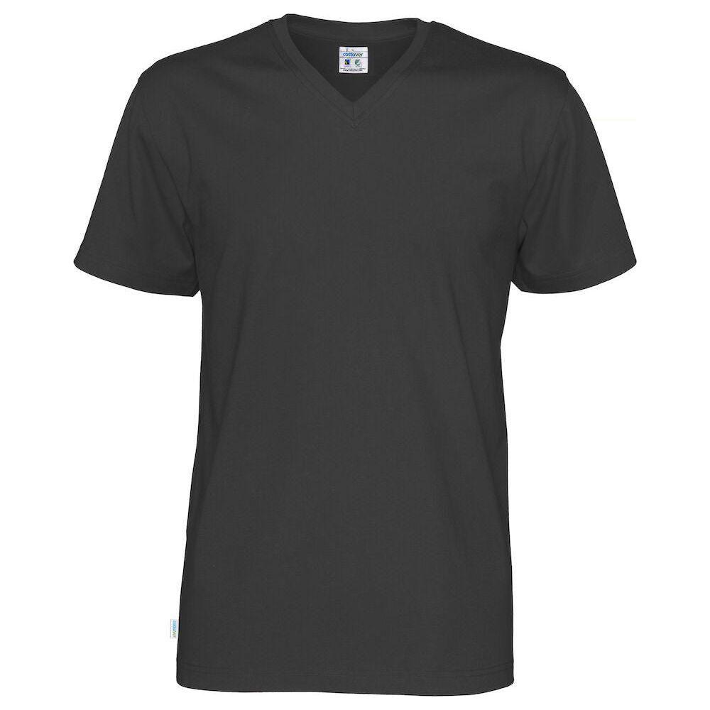 Cottover T - shirt V - hals herre 141022 Black - Sikkerhedsgiganten
