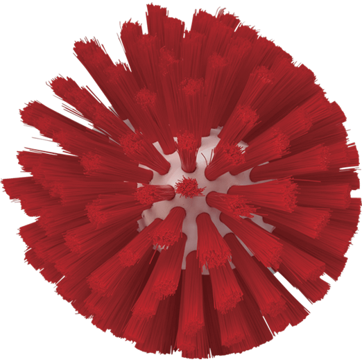 Cylinderbørste, Vikan, 13cm, Ø13,5cm, flere farver, PP/polyester/rustfrit stål, medium børstehår - Sikkerhedsgiganten