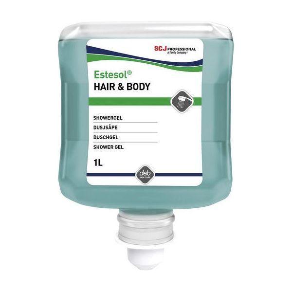 Deb Estesol Hair & Body showergel 1000 ml HAB1L - Sikkerhedsgiganten
