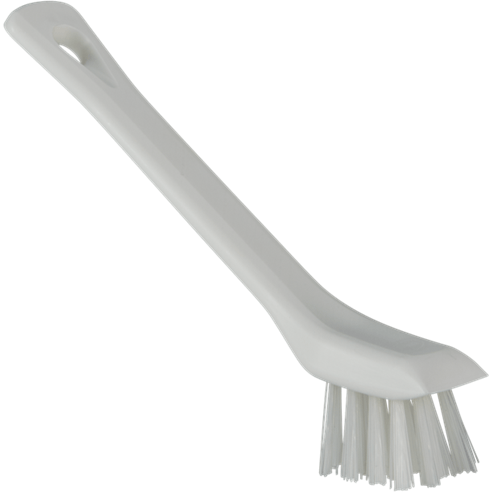 Detaljebørste, Vikan, 15cm, flere farver, polyester/PP/rustfrit stål, med skrabekant, stiv - Sikkerhedsgiganten