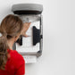 Dispenser Katrin Håndklædeark M - L 14.2x B 30.1x H44.5 cm - Plast Hvid - Sikkerhedsgiganten Dispenser