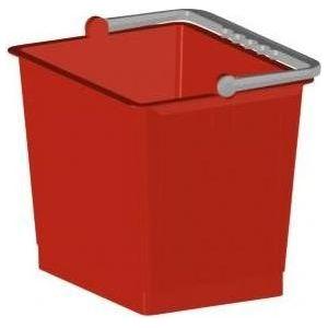 Dit Spand 6ltr rød 24x20x20cm - Sikkerhedsgiganten