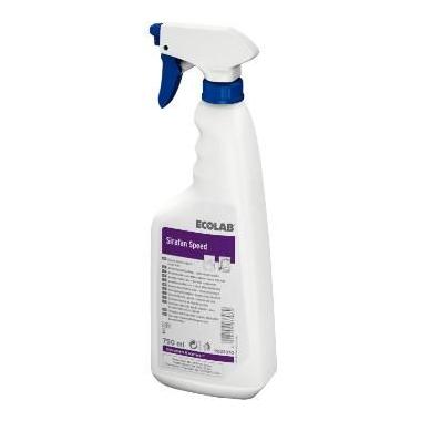 Ecolab Desinfektion Sirafan Speed Klar - til - Brug med Brusehoved med propanol 750 ml - Sikkerhedsgiganten Rengøring
