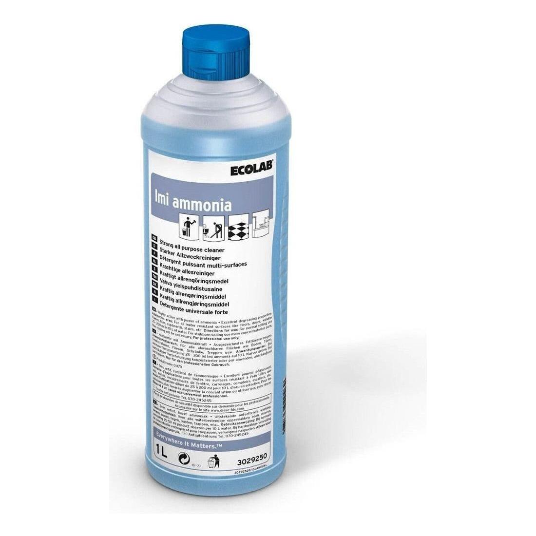 Ecolab Imi Ammonia 1 liter universal - Sikkerhedsgiganten