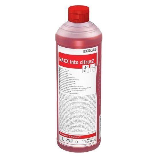 Ecolab Maxx Into Citrus2 1 liter fjernelse af kalk og urinalsten - Sikkerhedsgiganten