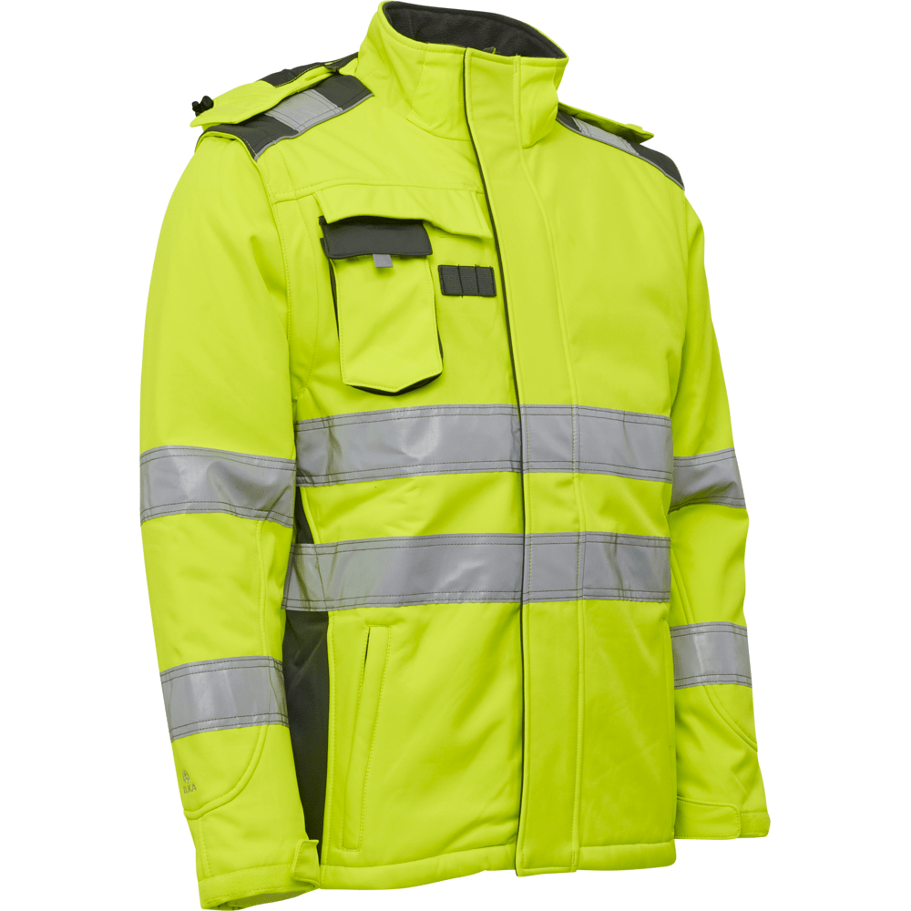 ELKA Visible Xtreme Vinter Softshell jakke 116514R - Sikkerhedsgiganten