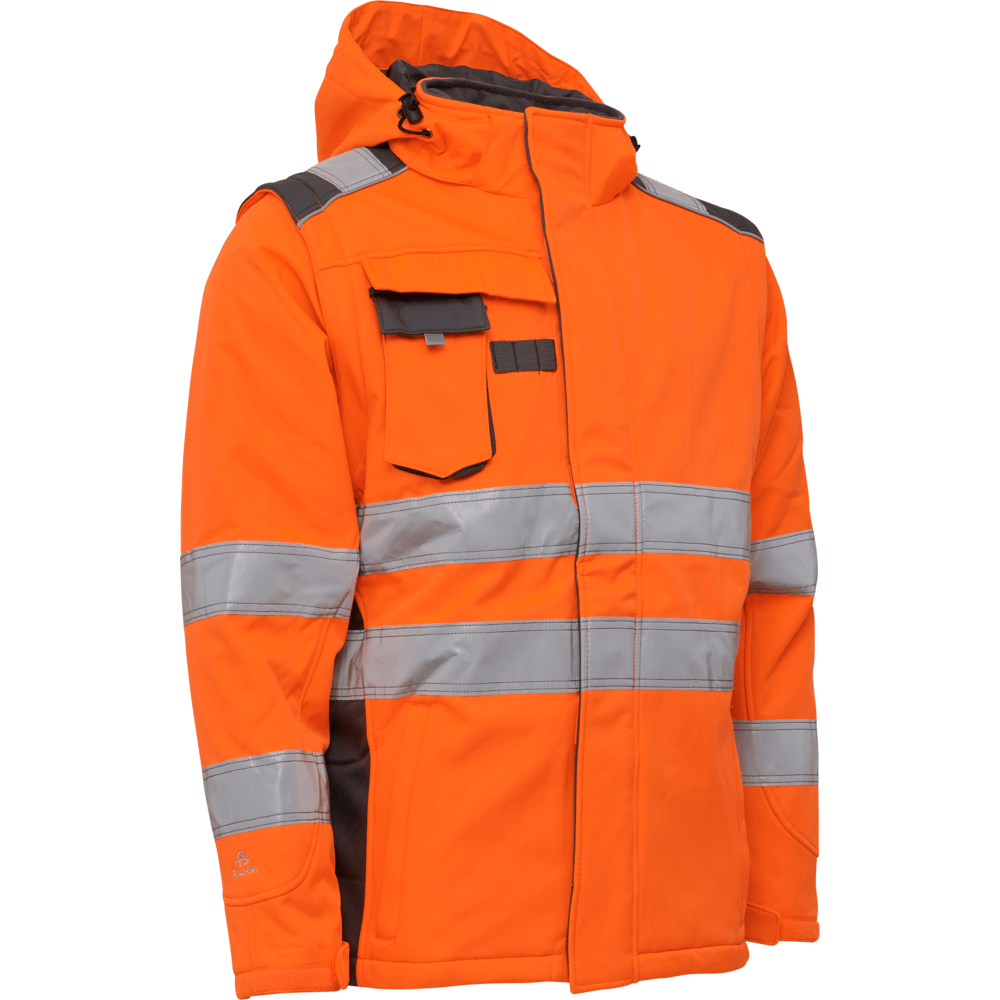 ELKA Visible Xtreme Vinter Softshell jakke 116514R - Sikkerhedsgiganten