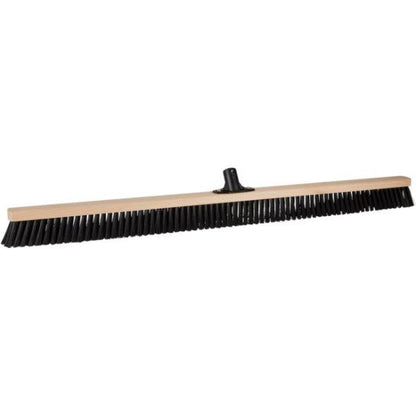 Fejekost, Vikan, 102cm, nature, polyester/træ, medium børstehår - Sikkerhedsgiganten