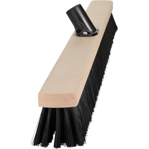 Fejekost, Vikan, 102cm, nature, polyester/træ, medium børstehår - Sikkerhedsgiganten