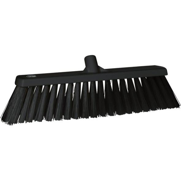 Fejekost, Vikan, flere farver, polyester/PP/rustfrit stål, 53 cm, meget stive børstehår - Sikkerhedsgiganten