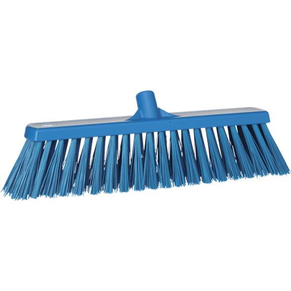 Fejekost, Vikan, flere farver, polyester/PP/rustfrit stål, 53 cm, meget stive børstehår - Sikkerhedsgiganten