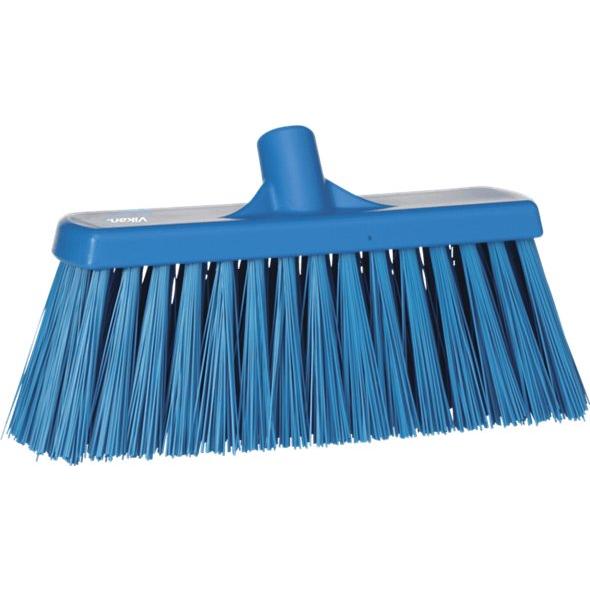 Fejekost, Vikan, flere farver, PP/polyester/rustfrit stål, 33 cm, meget stive børstehår - Sikkerhedsgiganten