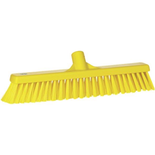 Fejekost, Vikan, flere farver, PP/polyester/rustfrit stål, 41 cm, bløde/stive børstehår - Sikkerhedsgiganten