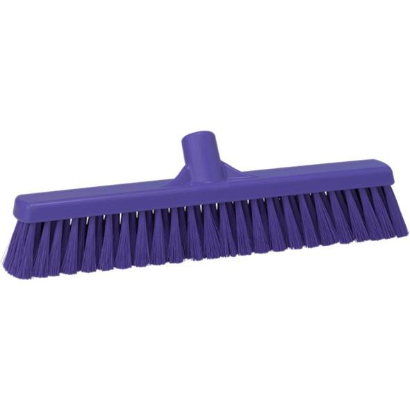 Fejekost, Vikan, flere farver, PP/polyester/rustfrit stål, 41 cm, bløde/stive børstehår - Sikkerhedsgiganten